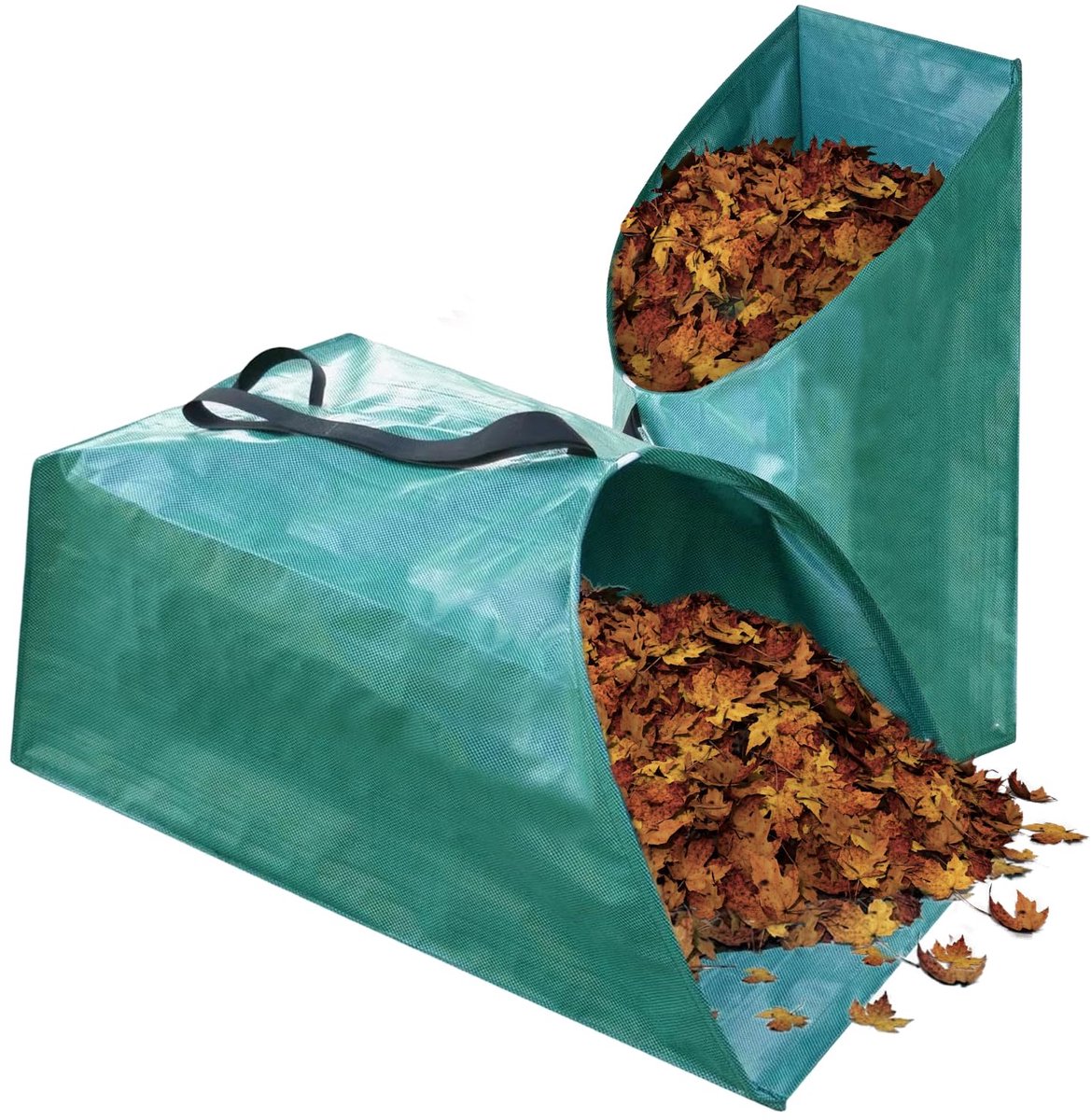 Schepvormige Tuinafvalzak - Herbruikbaar, Robuust en met Handvatten - Voor Bladeren en Tuinafval - 200L x 2