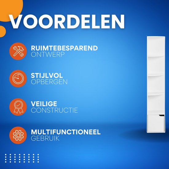Tribesigns Industrie Boekenkast met 7 niveaus, 180 cm hoge etagère, houten boekenkast, open tentoonstellingsrek met metalen frame voor woonkamer, thuiskantoor, rustiek bruin