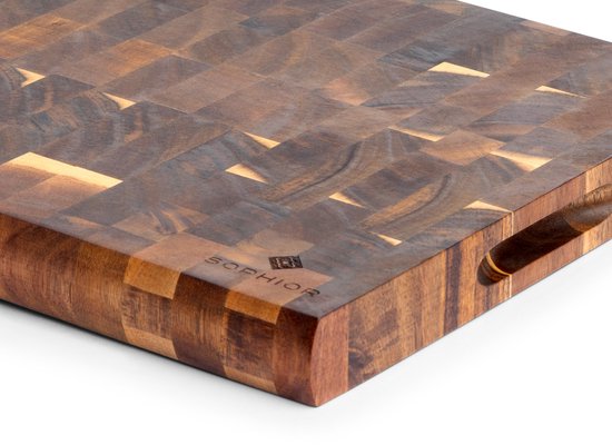 SOPHIOR Bloc à découper | Bois d'acacia | Durable et robuste