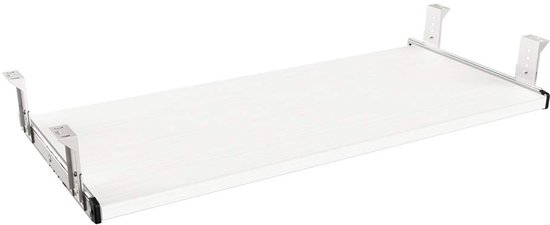Houten toetsenbordlade schuivende opbergplanken voor onder bureau in 5