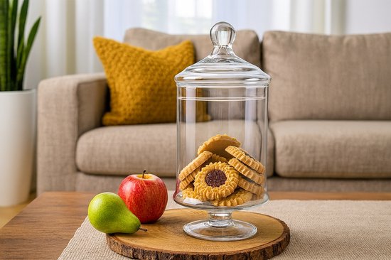 Bocal En Verre Pour Biscuits "Les Biscuits De
