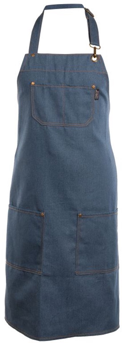 Tiseco - Schort INDIGO - Gerecyclede jeans - 70x85 cm, blauw