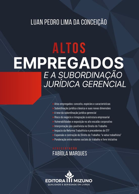 Altos Empregados e a Subordinação Jurídica Gerencial - cover
