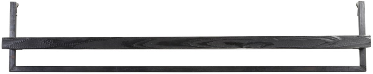 Wandplank Maddison Mangohout, 120cm - Zwart