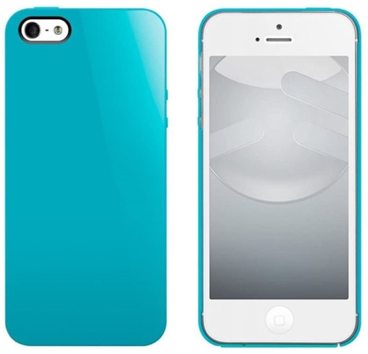 Switcheasy - Nude Plastic hoes for iPhone 5/5s - blauw