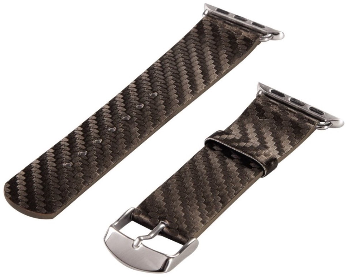 Hama Nylon bandje - Apple Watch Series 1/2/3 (42mm) - Bruin