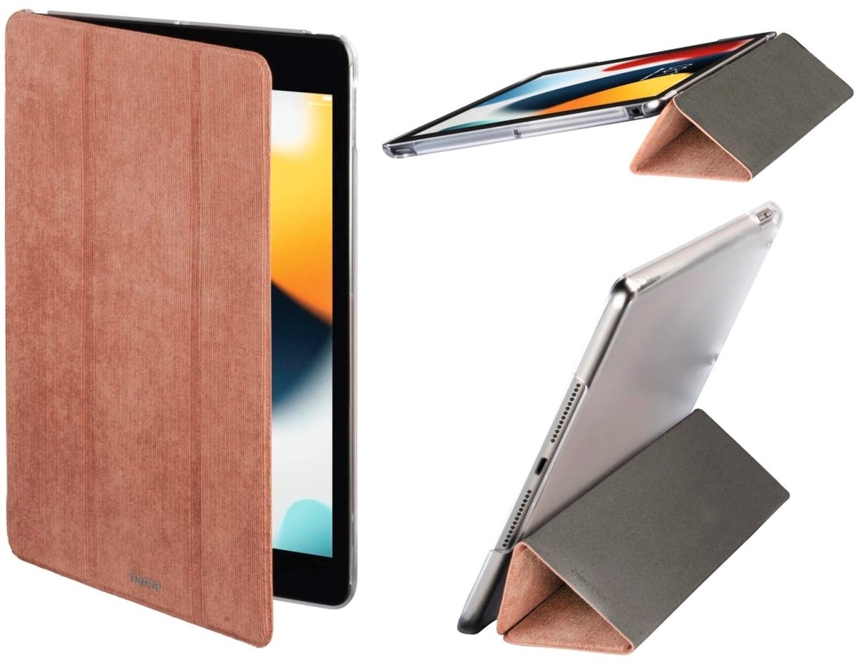 Tablethoes Cali Clear Rose voor Apple iPad 7/8/9 10.2"