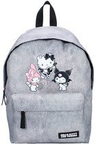 Hello Kitty & Friends Courageous Crew Rugzak - Grijs - Schooltas - Hello Kitty, My Melody & Kuromi