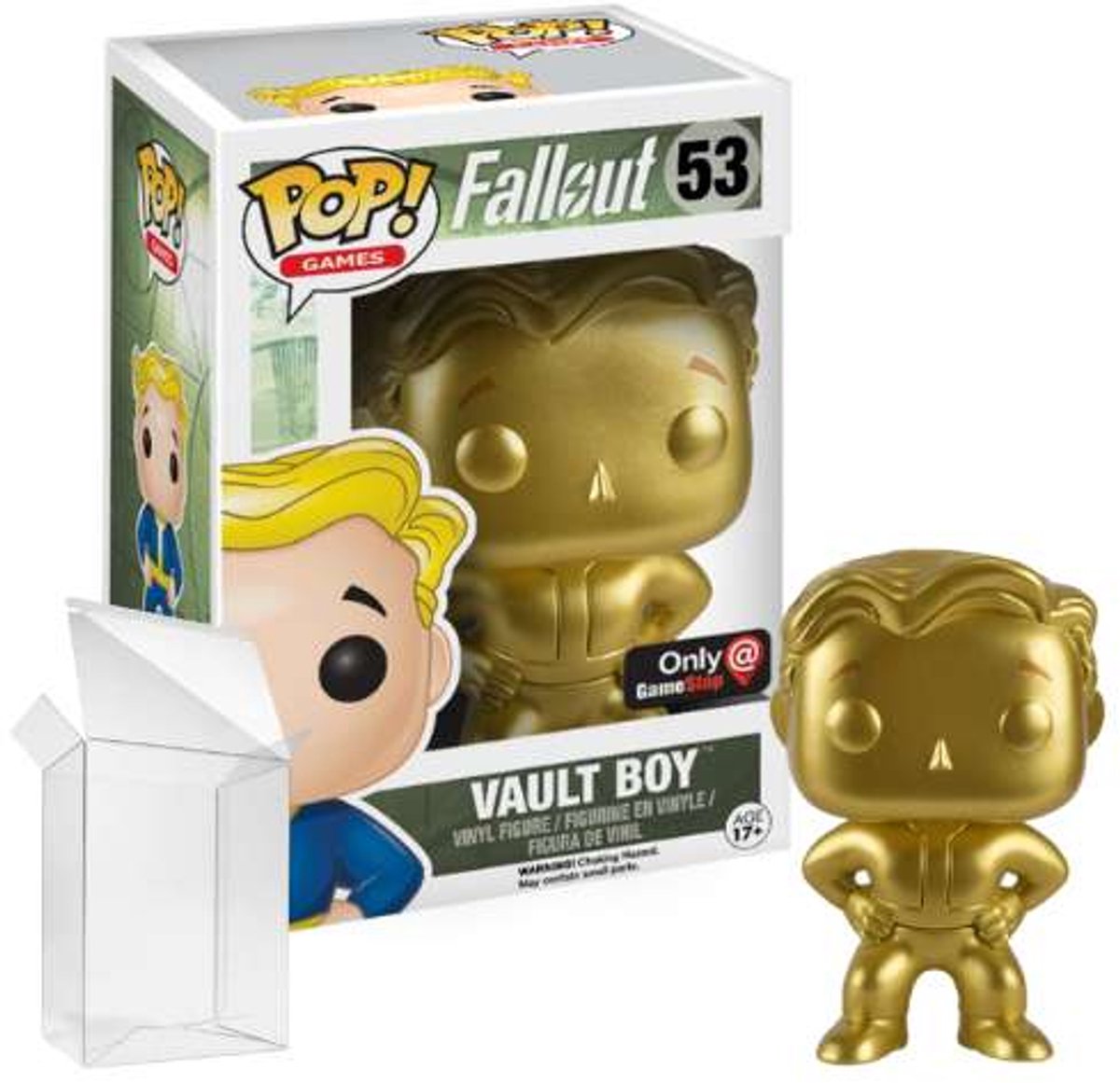 Funko Pop! Games: Fallout - Vault Boy (Gold) #53 GameStop Exclusive