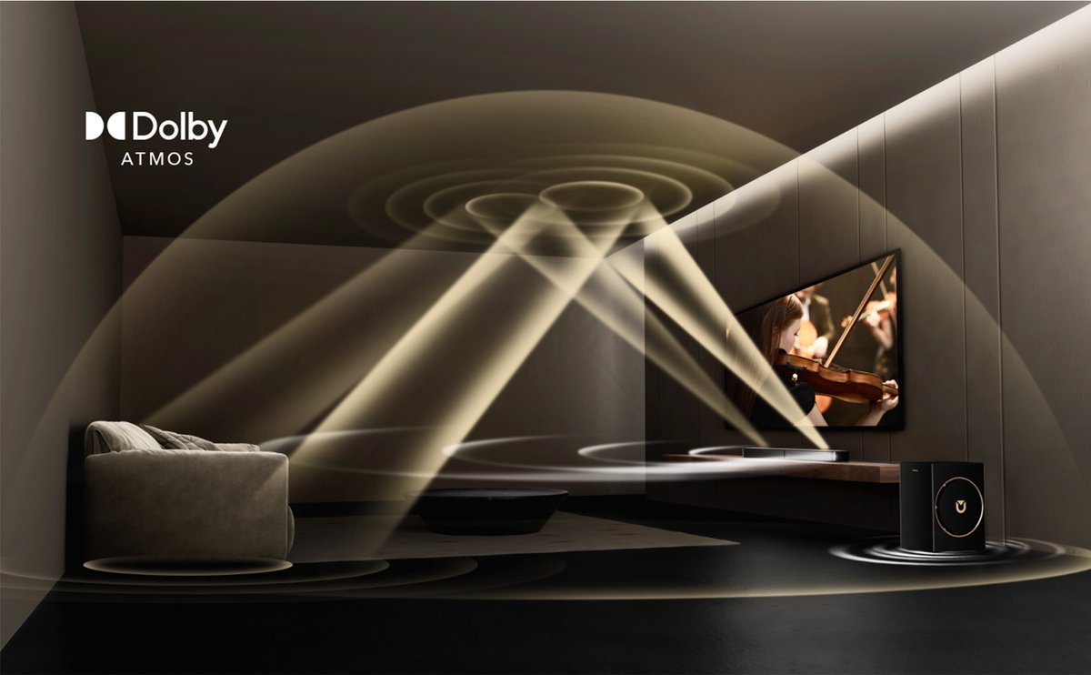 Afbeelding 3 van ULTIMEA Skywave F30 Boom - 3.1.2 Dolby Atmos Soundbar met 6,5" subwoofer - Zwart