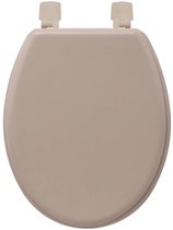 Bol.com 5Five Toiletbril Colors - beige - MDF/HDF hout - universeel - standaard wc bril bevestiging aanbieding