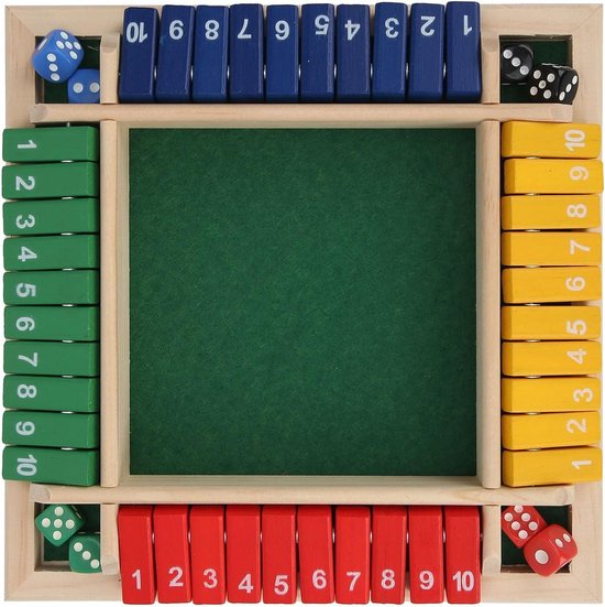 Ajuny Solitaire indien classique en bois fait à la main avec différentes billes en 4 couleurs, amusant, vintage, jeux de bureau pour enfants et adultes, 9 pouces