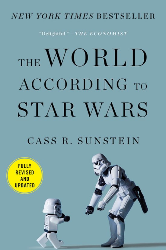 Boek "The World According to Star Wars" met "NEW YORK TIMES BESTSELLER" en een gele cirkel "FULLY REVISED AND UPDATED".