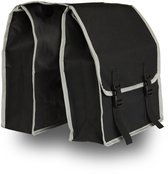 Mascot Online Dubbele Fietstas – Zwart/Grijs – 26L – 30x36x12cm - Geschikt voor elektrische fiets
