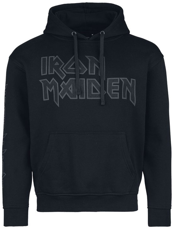 Iron Maiden Fear Lives Flames Heren Trui met capuchon - zwart - L