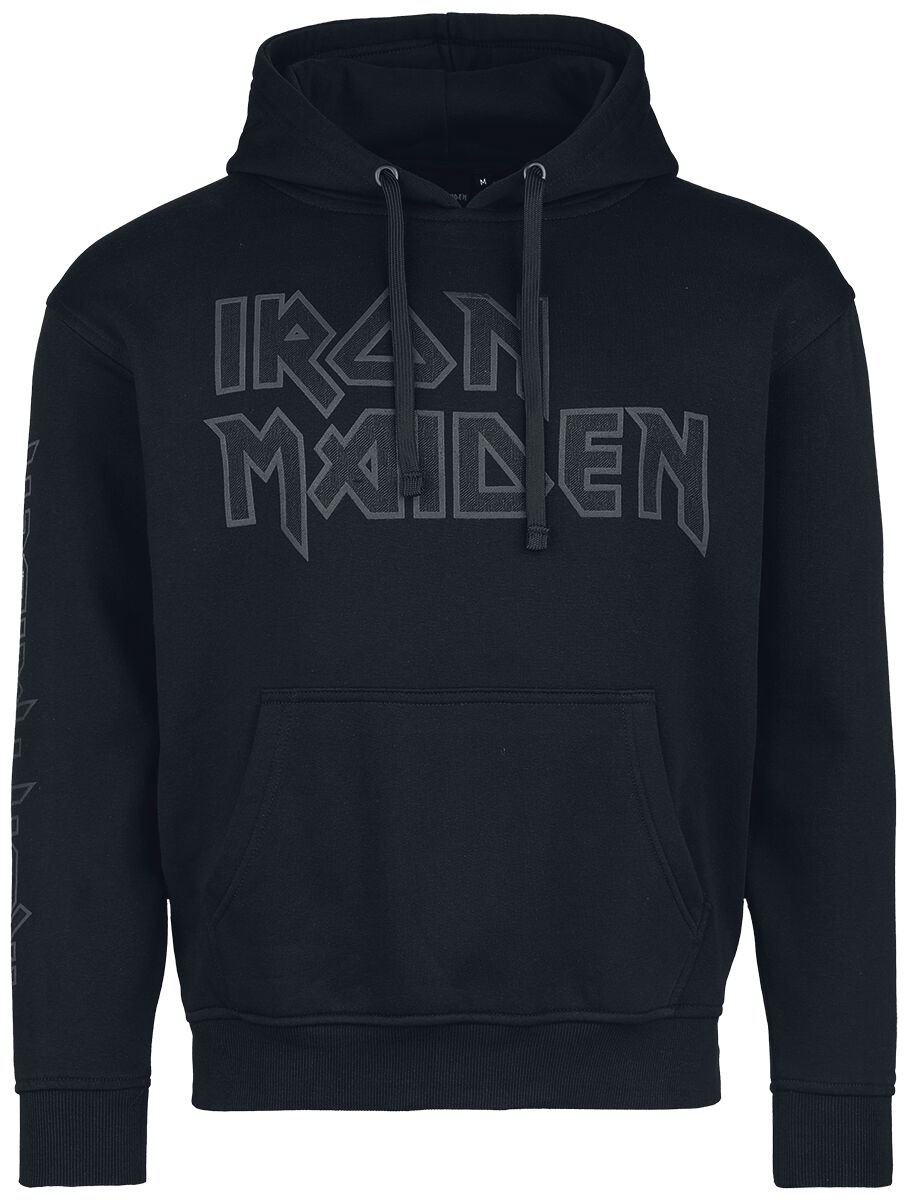 Iron Maiden Fear Lives Flames Heren Trui met capuchon - zwart - L