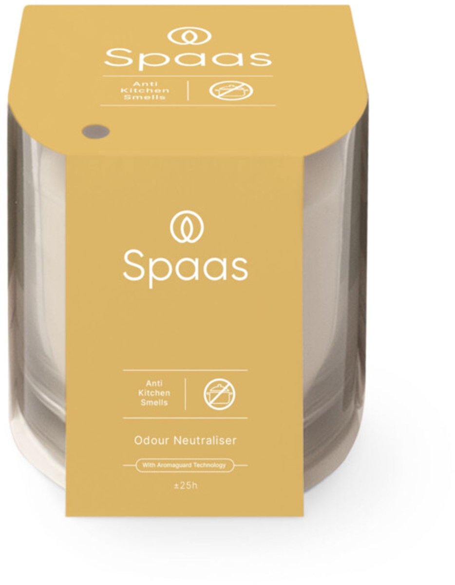 SPAAS Kaars in Glas Anti-Keuken Ivoor