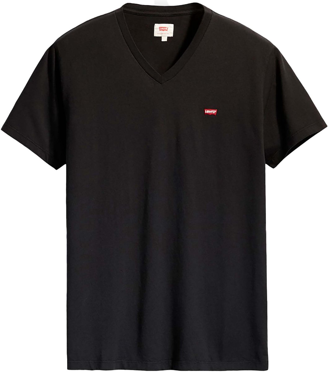 Levis Original Hm Vneck Mineral Fashion Wear Volwassen Zwart