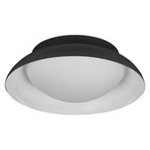 LEDVANCE LED plafondlamp Orbis Flame, zwart, 4-lamps, IP44