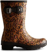 Hunter Womens Original Short Laarzen - - Dames - Bruin - Maat 39