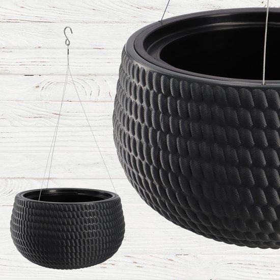 Kadax Hangpot, bloemenhanger met ketting en haak, ha