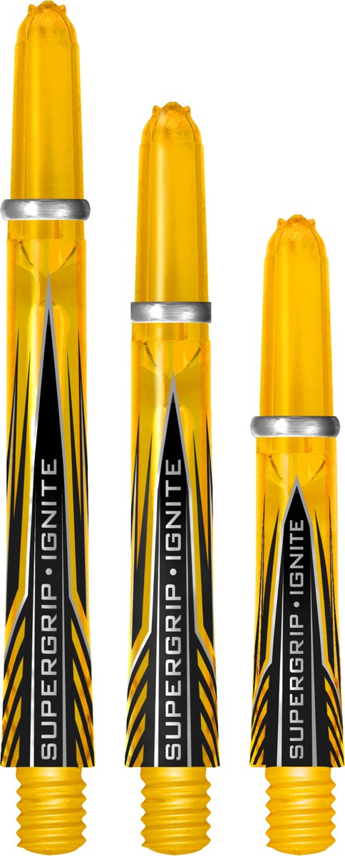 Harrows Supergrip Ignite Yellow - Dart Shafts Short