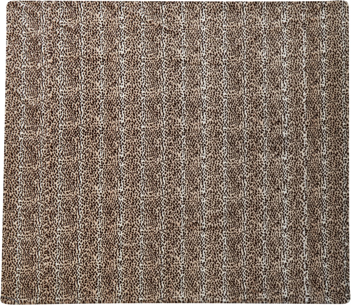 Beliani KUDELI - Bedsprei - Bruin - 200 x 220 cm - Polyester
