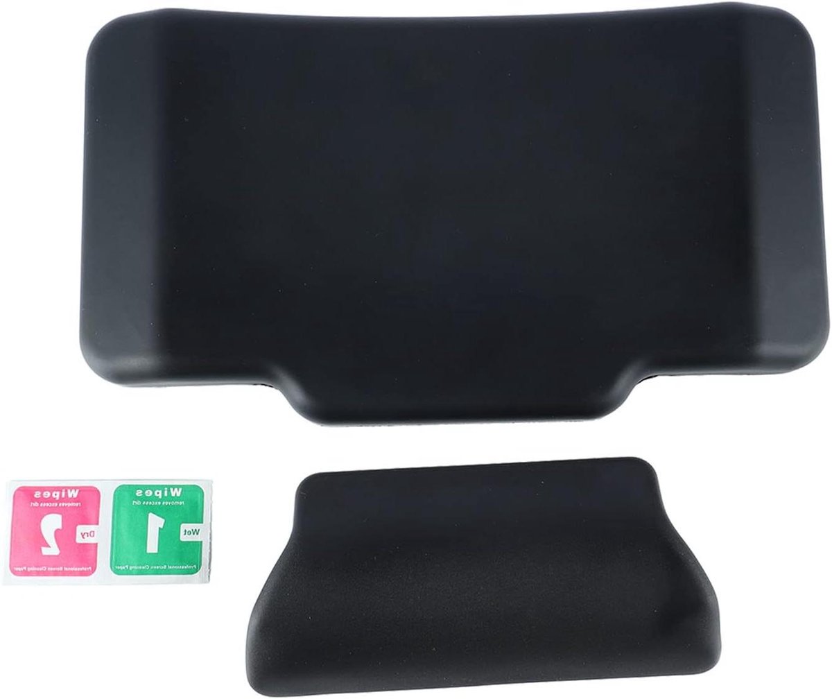 JGS Premium - Motorbagage Koffer Steunkussen van PU Leer - 3 cm Dik - Comfortabele Rugleuning voor Passagiers zwart