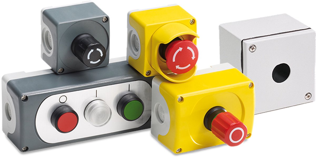 ABB CEPY1-2001 ABB NOODSTOP KAST GEEL/GRIJS C (CEPY1-2001)