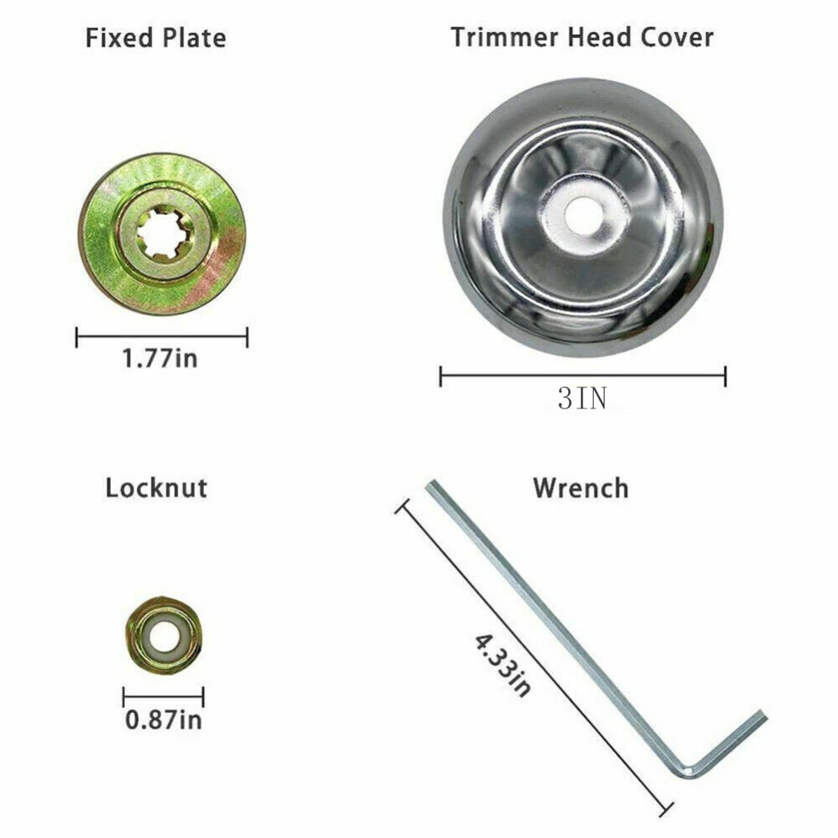8-delige benzine grasmaaier accessoires - Grasmaaieruitrusting - Voor Husqvarna Stihl FS55R FS56R FS36 Sarlo SS-18 – foto 8