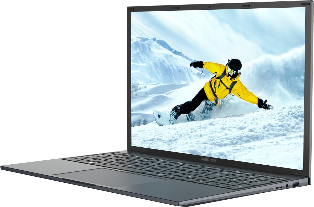 Medion Akoya E16423 MD62557 i3-1115G4 - 8GB - 256GB SSD - 16" WUXGA scherm - Windows 11 Home - 2 jaar garantie — afbeelding 3
