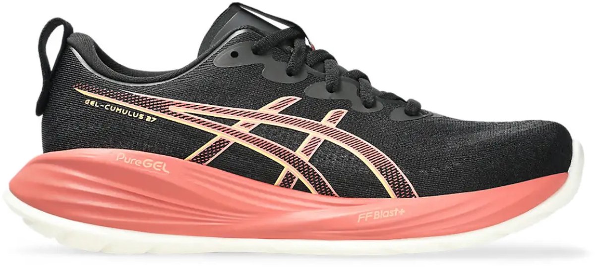 Asics Gel-Cumulus 27 Dames Hardloopschoenen Zwart