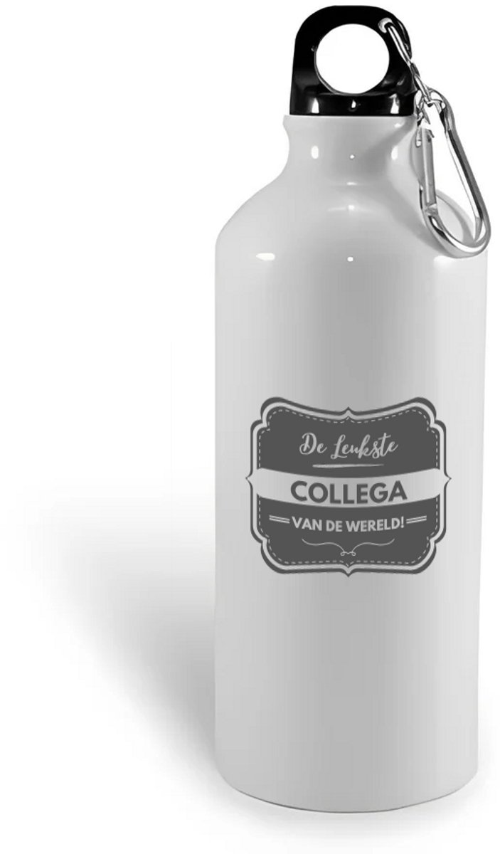 Hacebo® - De leukste collega waterfles - Collega - beste collega - werk - afscheidscadeau - verjaardagscadeau - kado - water fles - 400ML