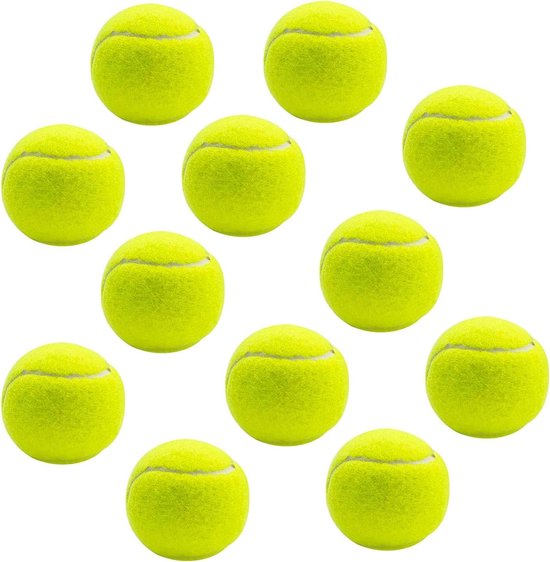 PORFOYO 18 stuks tennisballen voor honden, mini