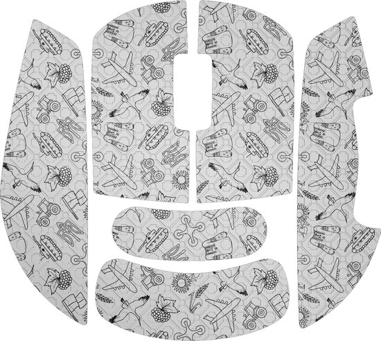 HATOR Quasar 2 ULTRA 4K Wireless, white/lilac Gaming Mouse - HATOR Optical Yellow 100M Switches PixArt PAW3395 (HTM571WL)