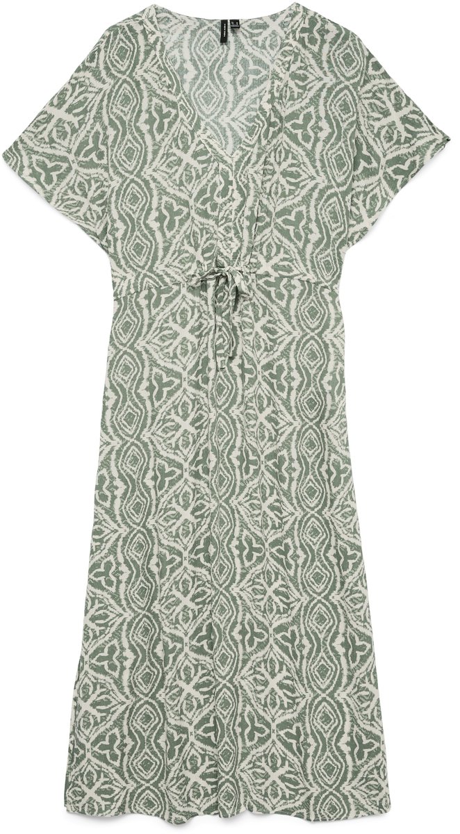VERO MODA - VMMENNY SS 7/8 KAFTAN WVN GA - Dames - Maxi jurken