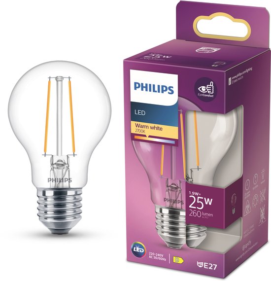 Philips Warm White LED-lamp E27 – 25 W