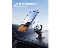 Joyroom MagSafe Auto Telefoonhouder – Dashboard Houder – 360° Draaibaar – Universeel – Sterke Magneet – Zwart