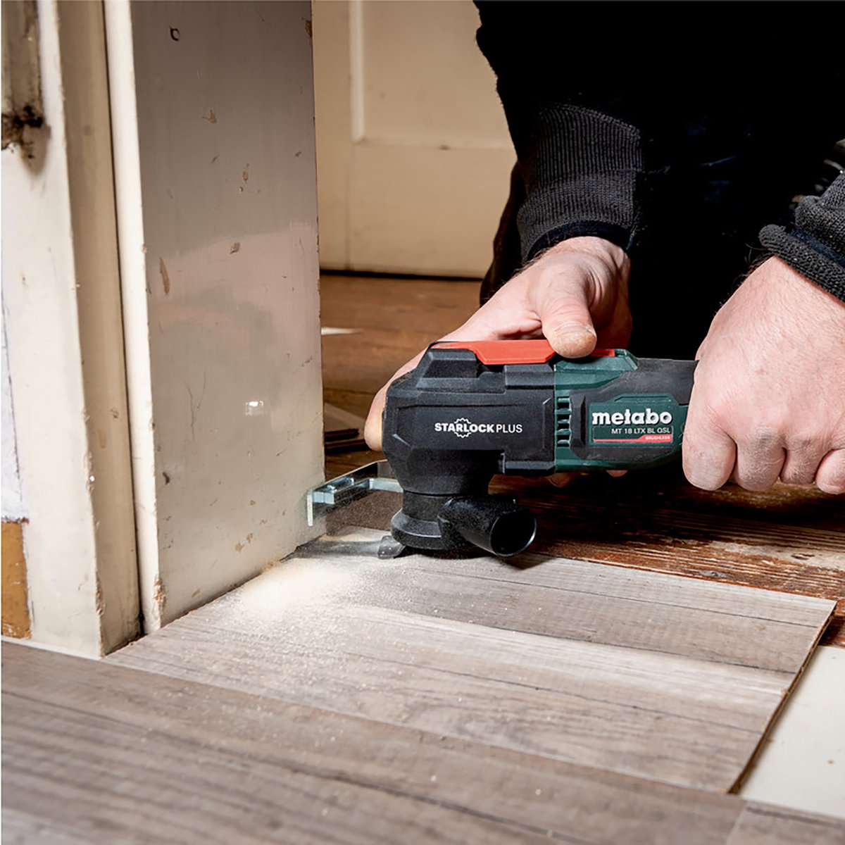 Metabo MT 18 LTX BL QSL 18V Li-ion accu multitool body in MetaBox - koolborstelloos - snelwissel thumbnail 5