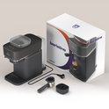 Philips Baristina volautomatische espressomachine met verpakking en accessoires.