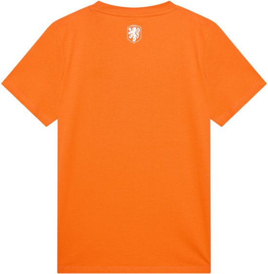 T-shirt Grand Logo Équipe Nationale Néerlandaise Homme - Taille XL - Orange - KNVB - Vêtements Fans - Produits Dérivés Officiels - Football - T-shirt Fan