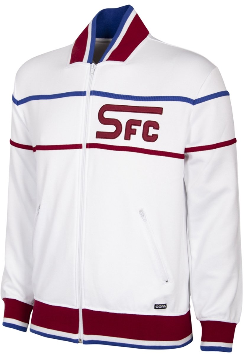 COPA - Servette FC 1979/80 Retro Voetbalvest - Heren - Wit - XL