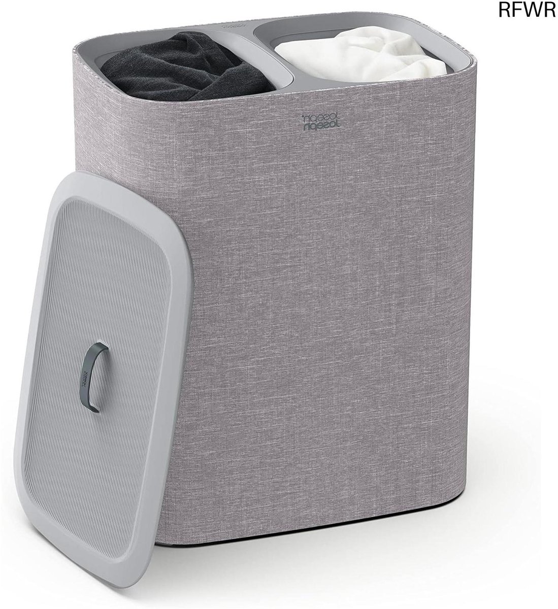 RFWR® 90-liter wasmand met deksel en 2 uitneembare waszakken