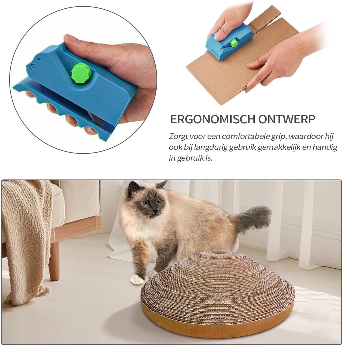 3D bedrukte kartonnen snijder, kartonsnijder voor
