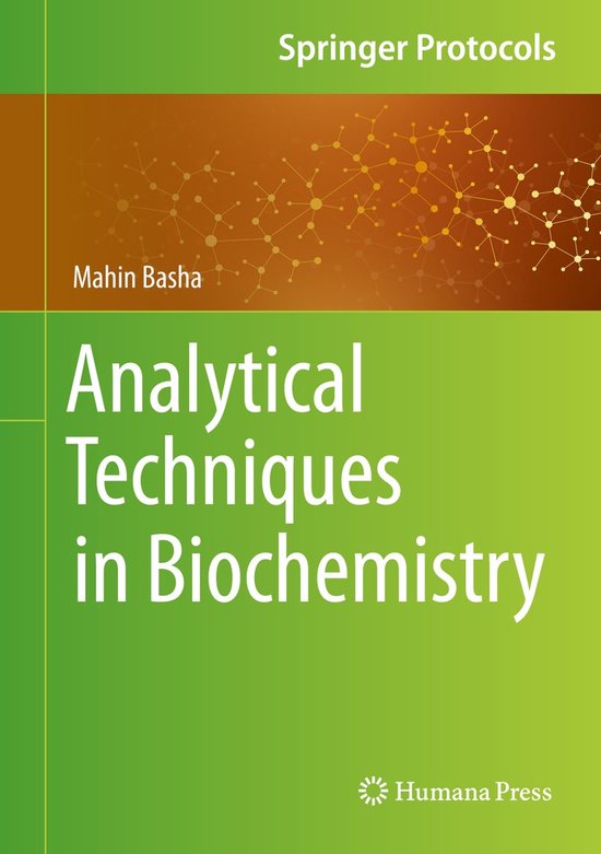 Springer Protocols Handbooks- Analytical Techniques in Bioch ... - cover