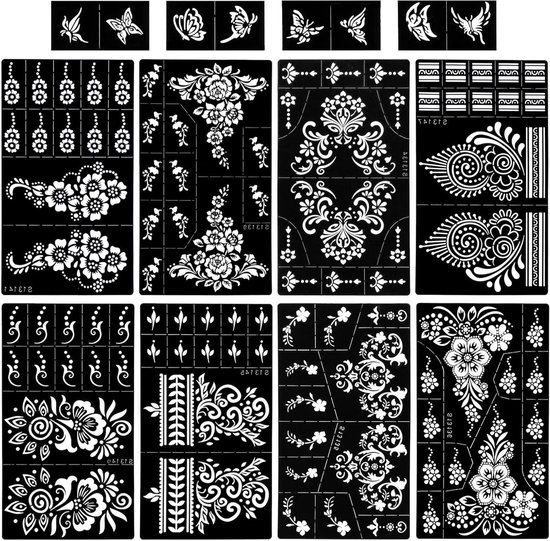 Kesote Tatoeagesjablonen, tijdelijk, 337 motieven, make-up-sjablonen Kesote Tatoeagesjablonen, tijdelijk, 337 motieven, make-up-sjablonen