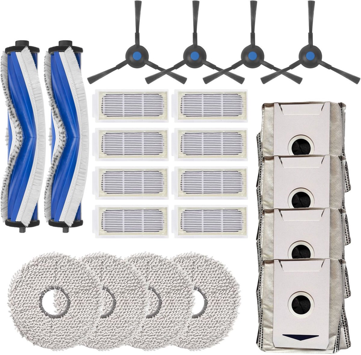 Ecovacs Deebot T30 (Pro) Omni Onderhoudsset (Plus.Parts® alternatief voor DKT080142)
