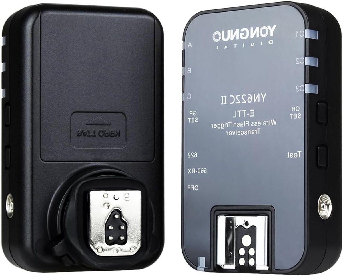 Allecto Plus - Draadloze flits afstandsbediening FSK 2.4GHz met Sync Snelheid 1/8000s - Voor Nikon en Canon camera's
