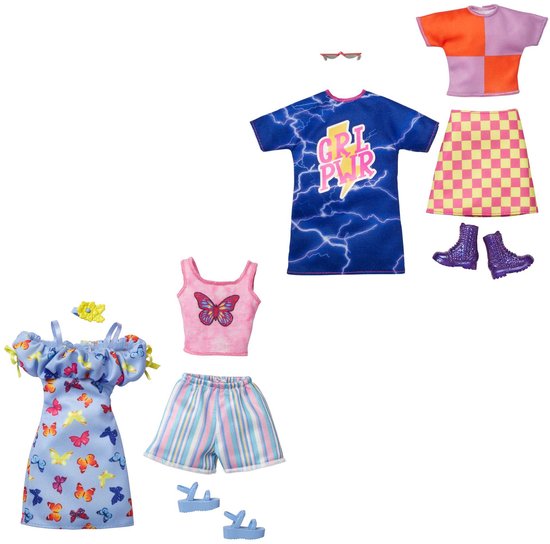 Barbie Poppenkleding Fashion Meisjes Polyester 5-delig. van Barbie — afbeelding 4