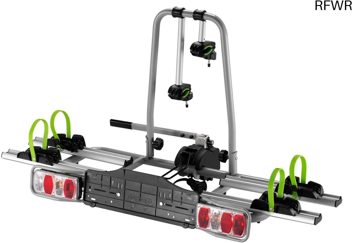 RFWR® Fietsendrager voor elektrische fietsen - Trekhaak fietsendrager voor 2 fietsen